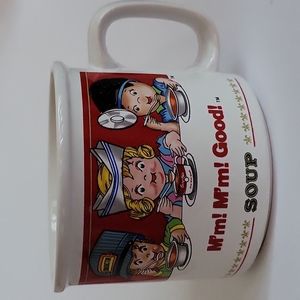 Campbell's Kids 1993 Soup Mug 'M'm! M'm! Good! Soup' Coffee Mug